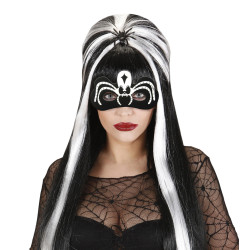 Škraboška Halloween černá